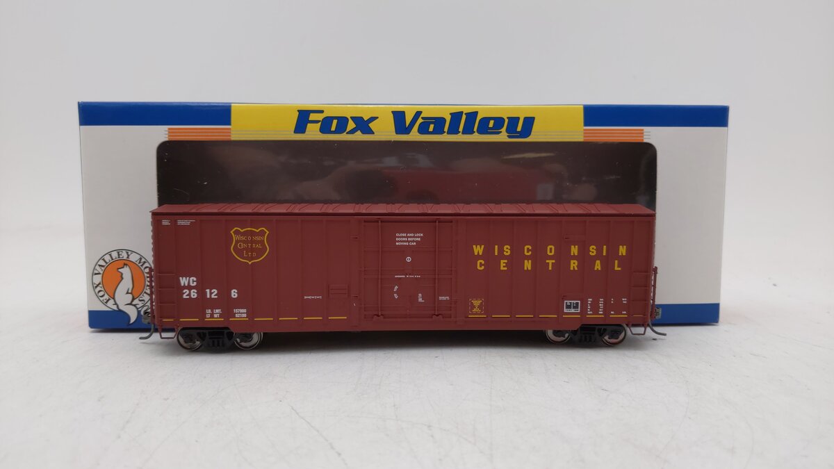 Fox Valley Models 30211 HO Wisconsin Central Boxcar #26126