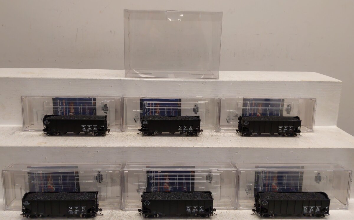 Broadway Limited 1742 HO New York Central Class H2a 3-Bay Hopper (6)