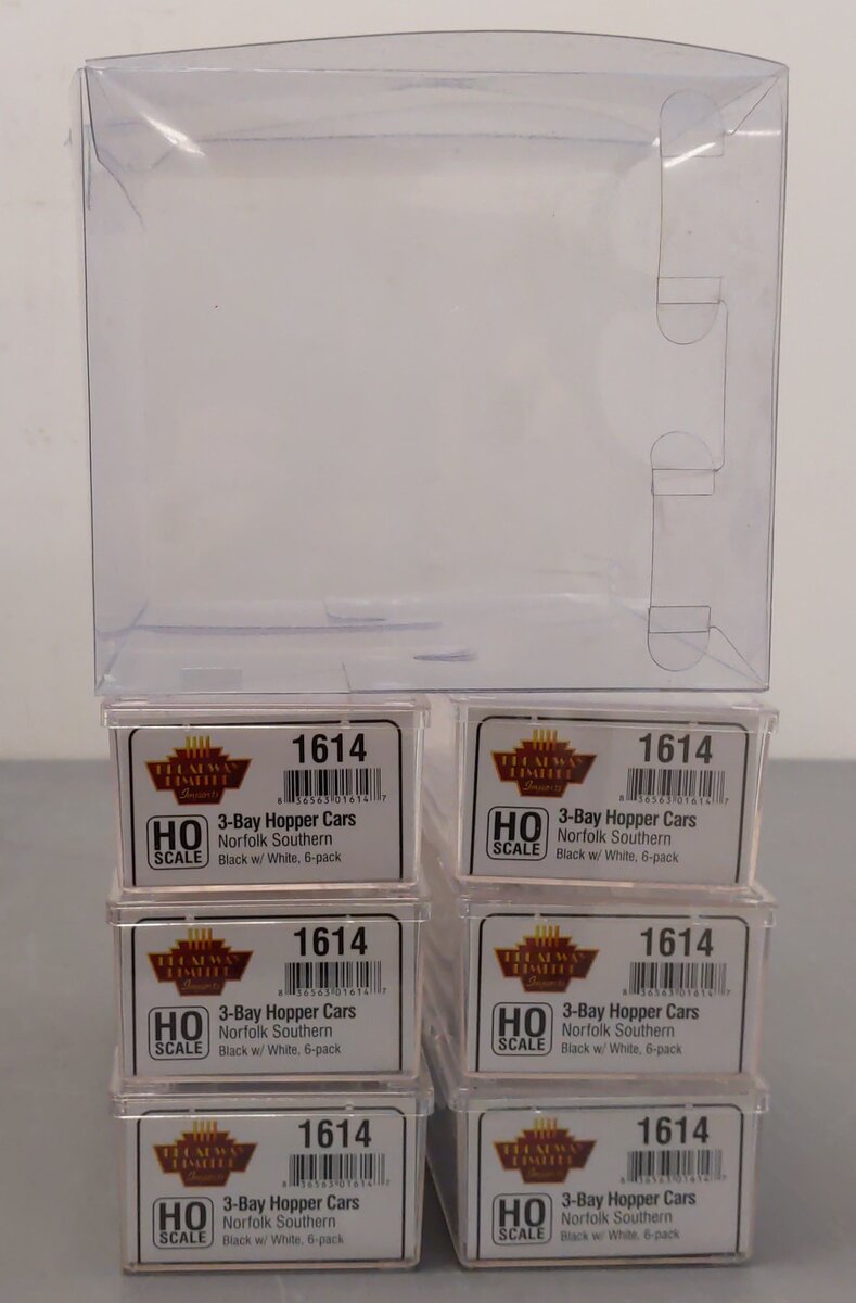 Broadway Limited 1614 HO Norfolk Southern H2a 3-Bay Hopper, AssembLed (6)