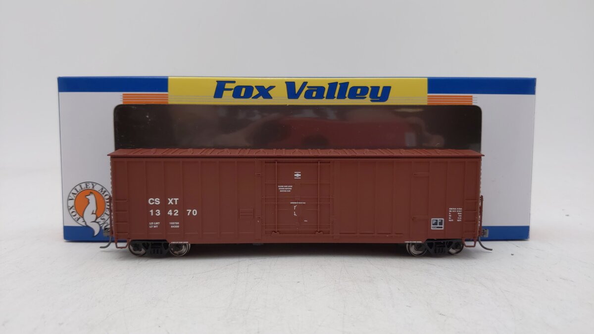 Fox Valley Models 30022 HO Scale CSX 7 Post Box Car #134270
