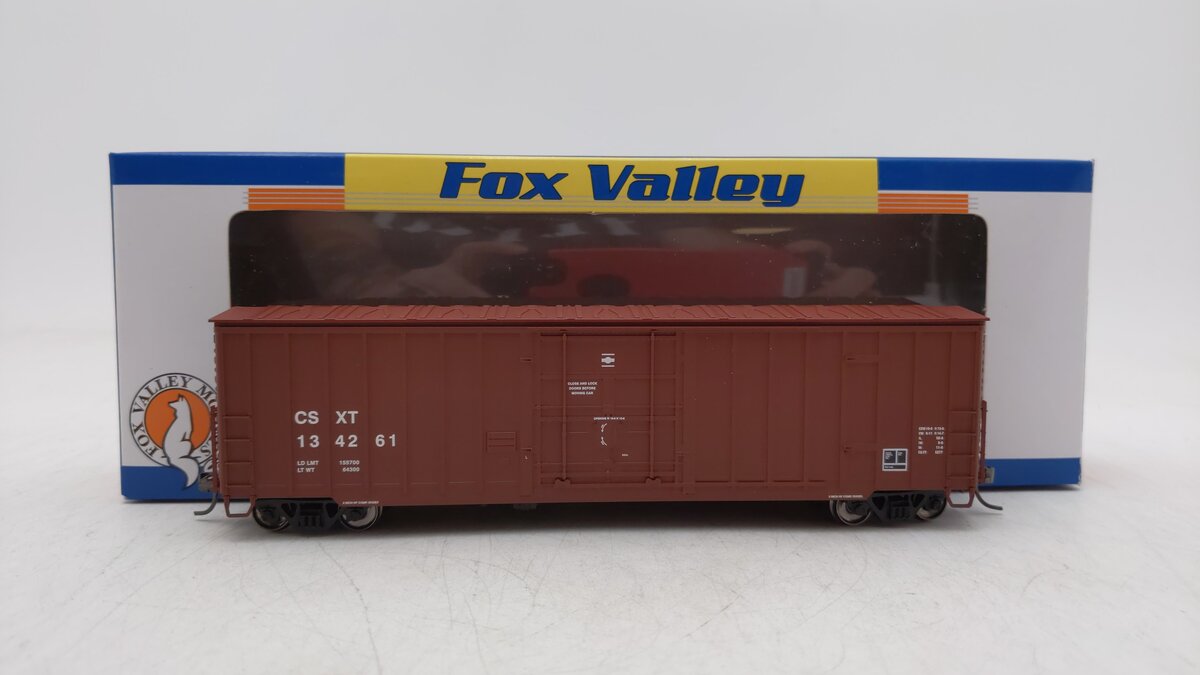 Fox Valley Models 30021 HO Scale CSX 7 Post Box Car #134261