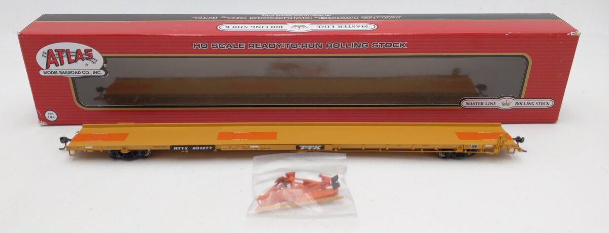 Atlas 20004106 HO TTX F89J Flat Car (Triple Hitch RTTX) #601277 NIB