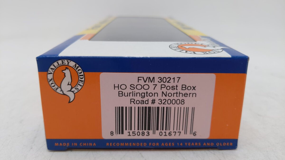 Fox Valley Models 30217 HO Burlington Northern Boxcar #320008
