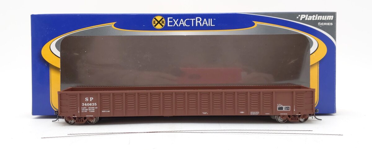 ExactRail EP-80801-2 HO Scale Southern Pacific Greenville 65ft Gondola #340635 LN/Box