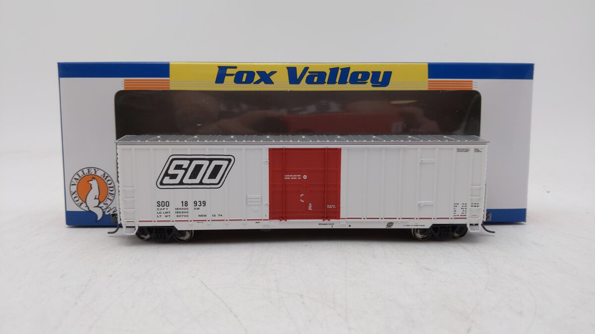 Fox Valley Models 30009 HO SOO Line Boxcar #18939