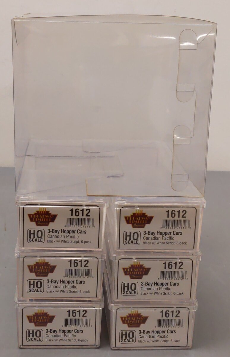 Broadway Limited 1612 HO Canadian Pacific H2a 3-Bay Hopper, AssembLed (6)