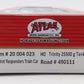 Atlas 20004023 HO Scale NS "First Responders" Trinity 25.5K Gal Tank Car #490111