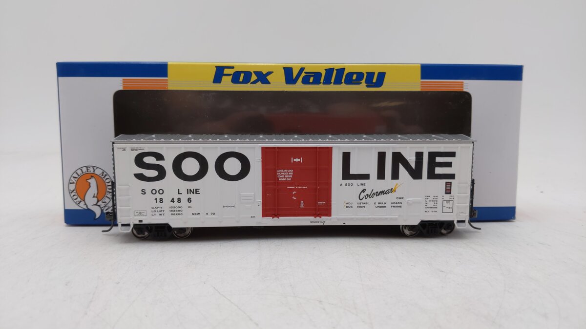 Fox Valley Models 30006 HO SOO Line Boxcar #18486