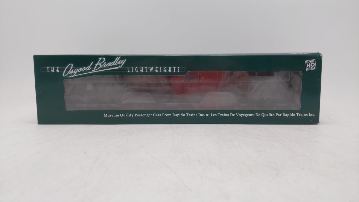 Rapido Trains 109127 HO New Haven 10-Window Coach, No Skirt #8262 (401 Green)