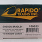 Rapido Trains 109127 HO New Haven 10-Window Coach, No Skirt #8262 (401 Green)