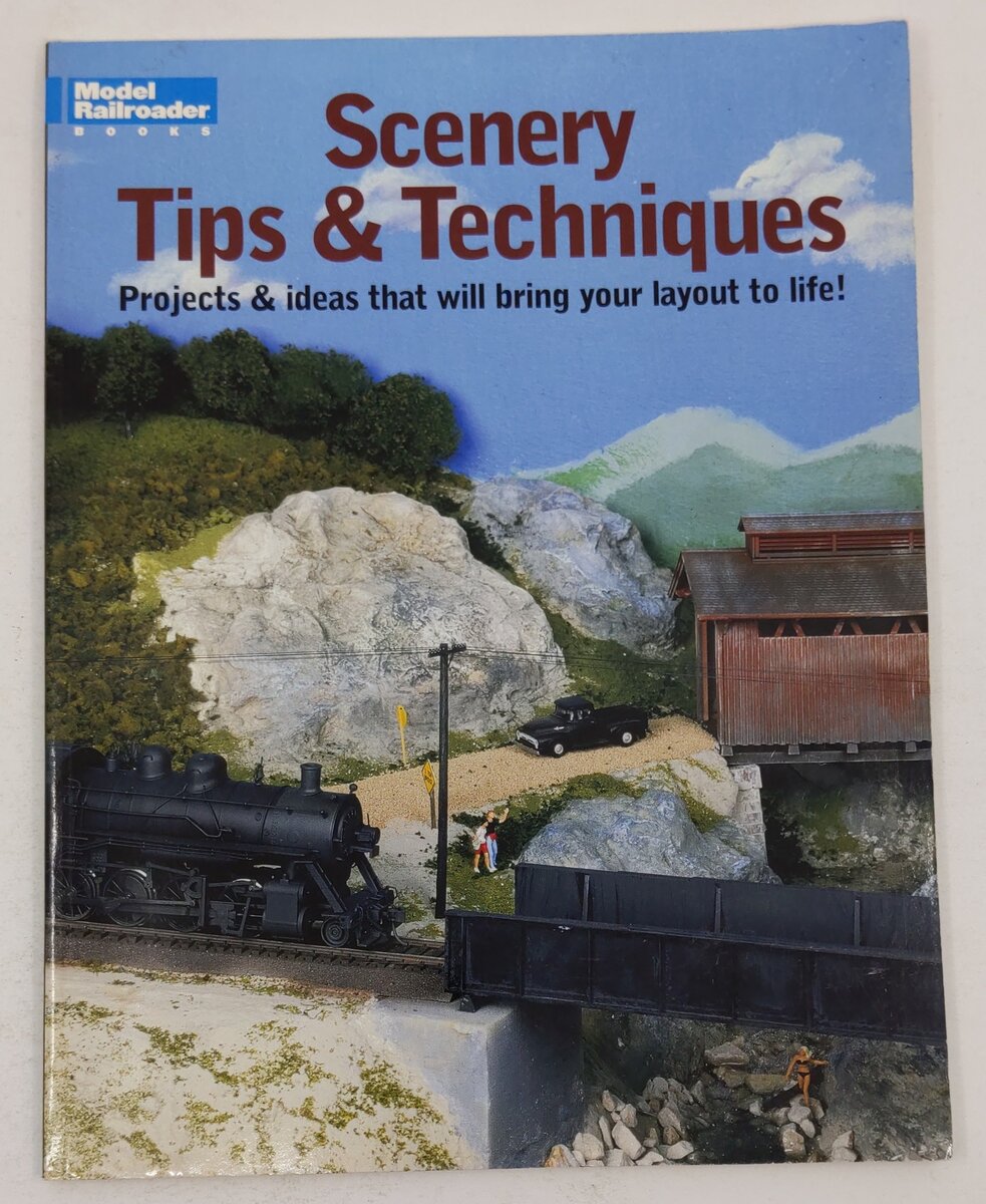 Scenery Tips and Techniques Paperback Book By Model Railroader Books VG