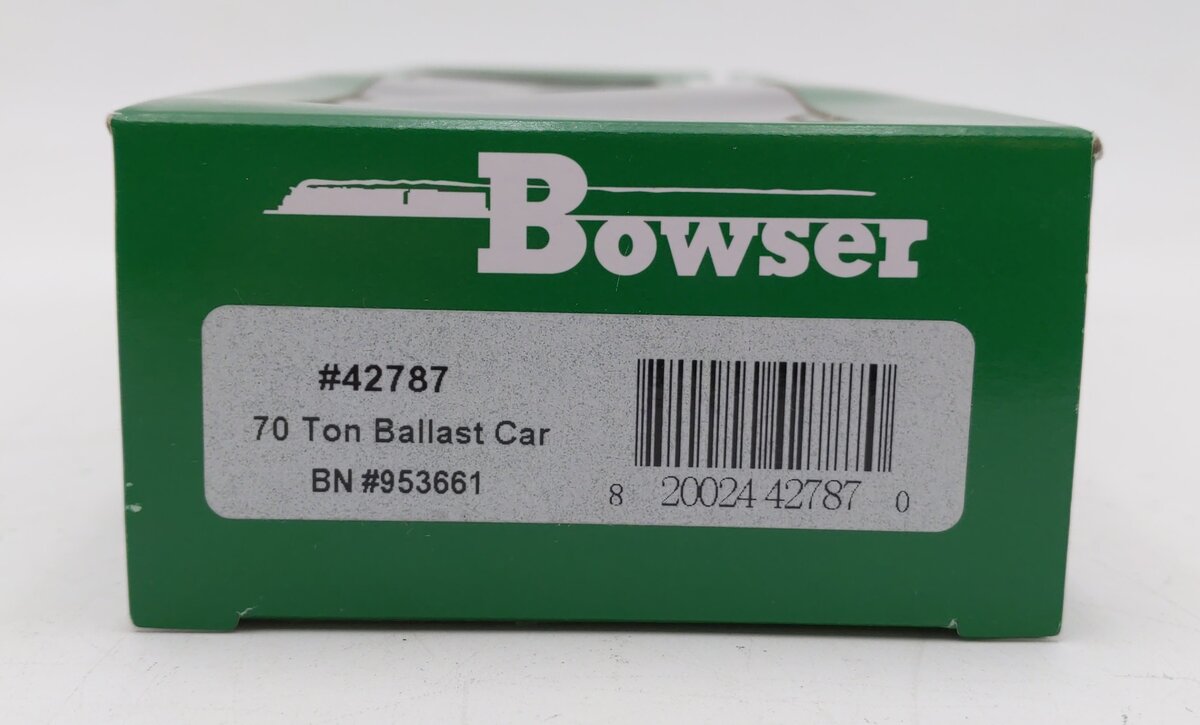 Bowser 42788 HO Scale Burlington Northern 70 Ton 2-Bay Ballast Hopper #953661