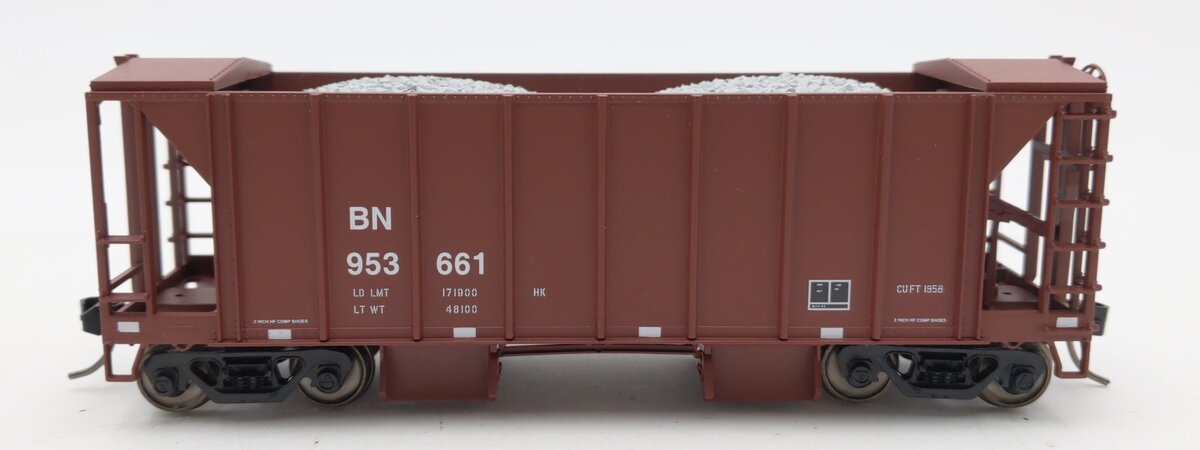 Bowser 42788 HO Scale Burlington Northern 70 Ton 2-Bay Ballast Hopper #953661