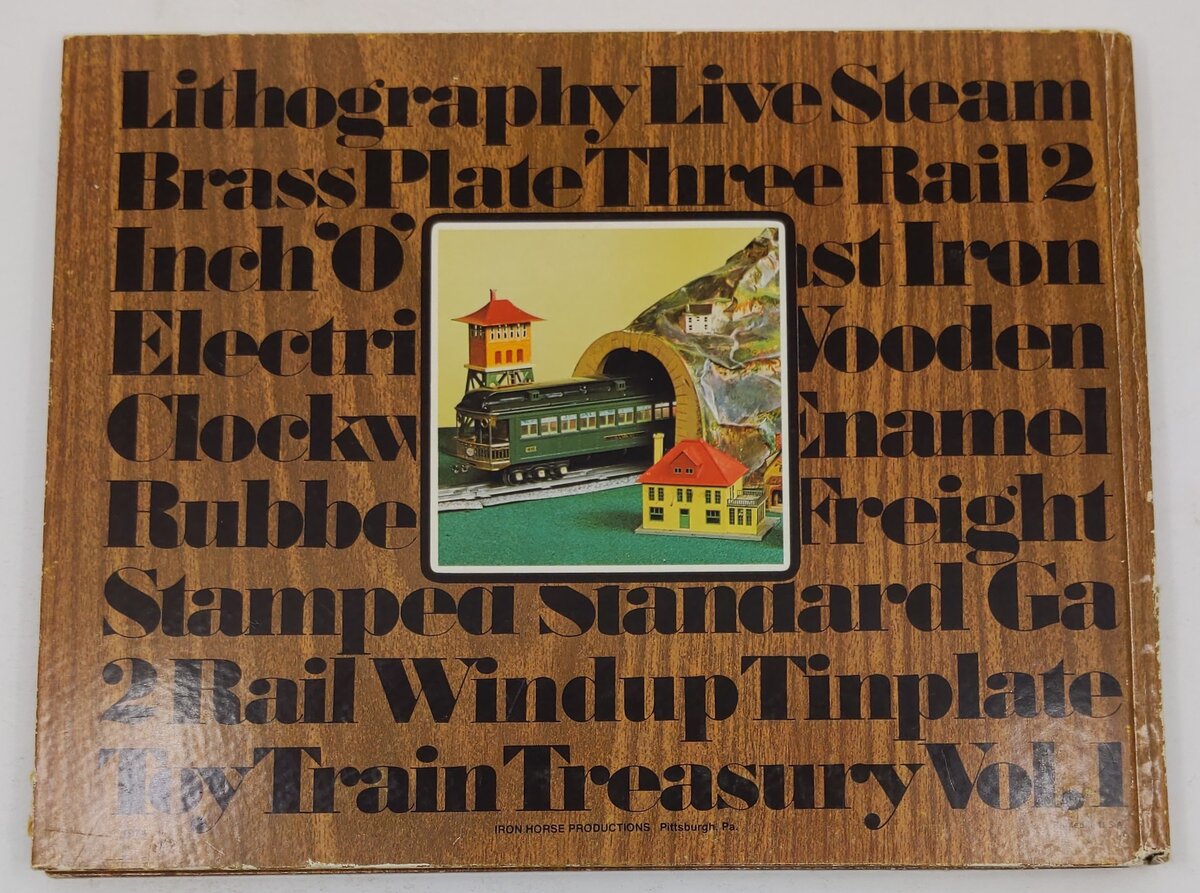 Toy Train Treasury - Vol.1 Hardcover Book By Frank C. Hare, James J. Burke Jr. VG