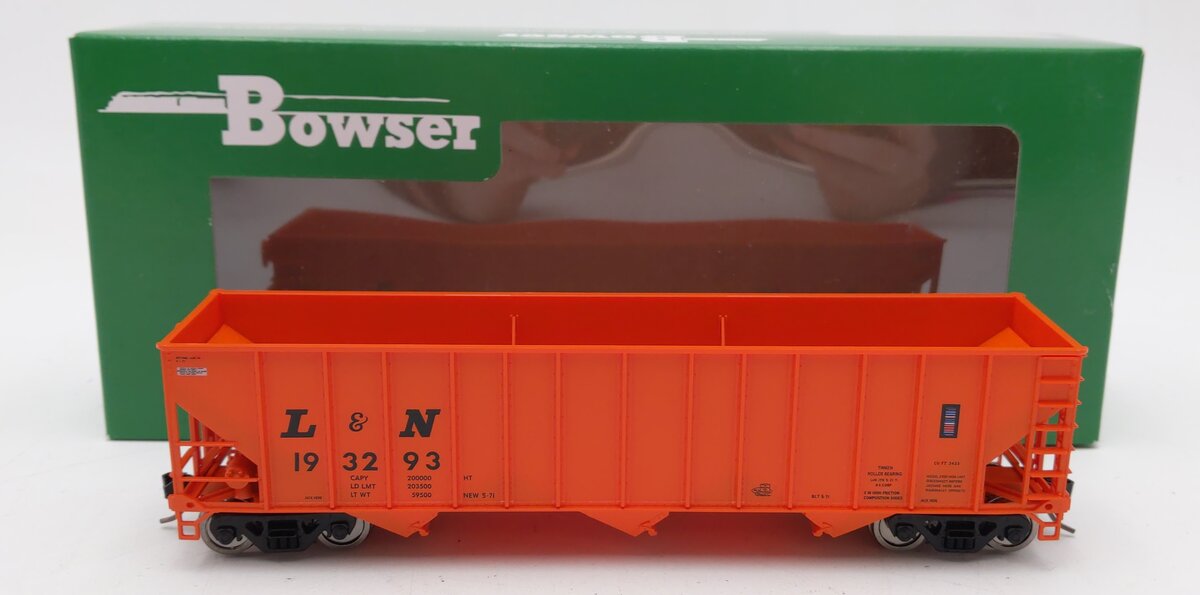 Bowser 43208 HO Louisville & Nashville H-43 100 Ton Hopper Car #193293