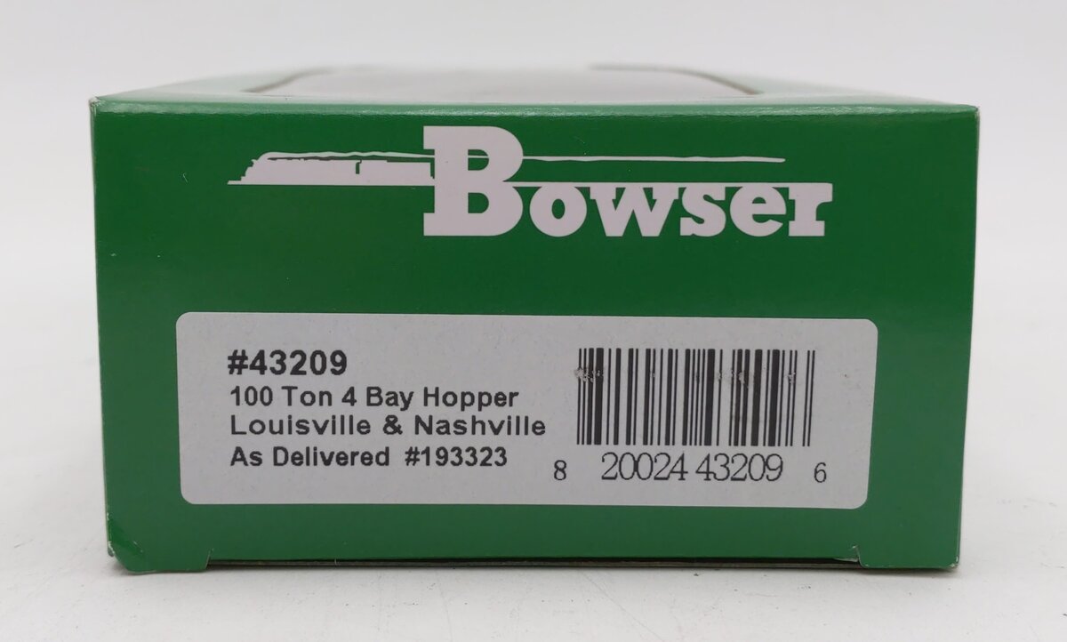 Bowser 43209 HO Louisville & Nashville H-43 100 Ton Hopper Car #193323