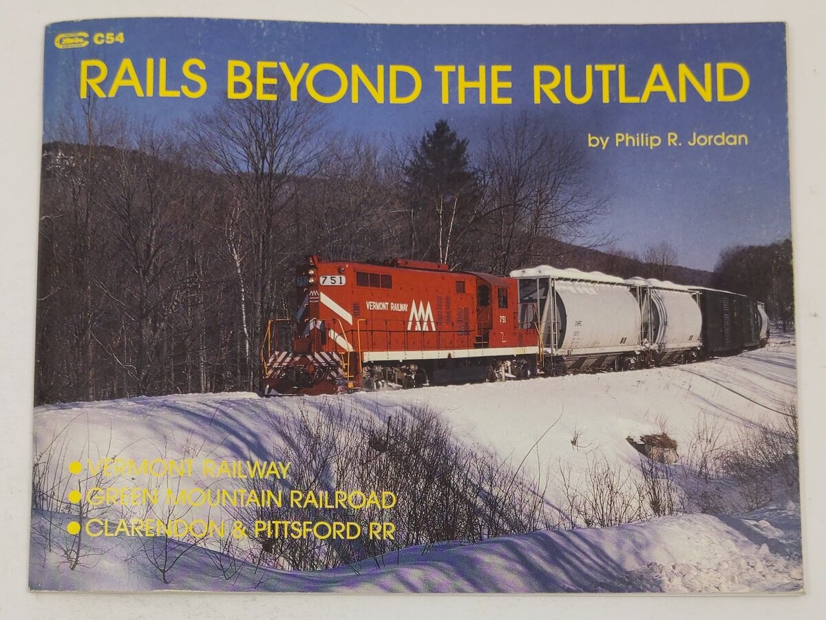 Rails beyond the rutland Paperback Book By Phillip R Jordan VG