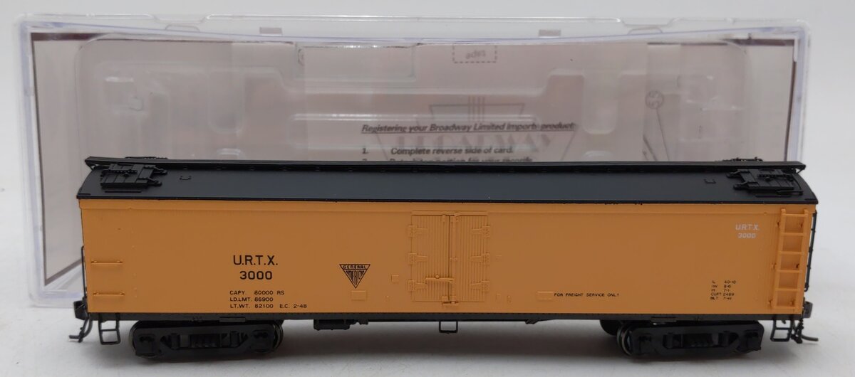 Broadway Limited 881 HO URTX (GACX) 53'6" Wood Express Reefer #3000