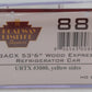 Broadway Limited 881 HO URTX (GACX) 53'6" Wood Express Reefer #3000