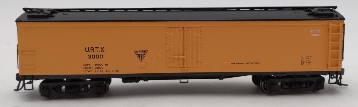 Broadway Limited 881 HO URTX (GACX) 53'6" Wood Express Reefer #3000