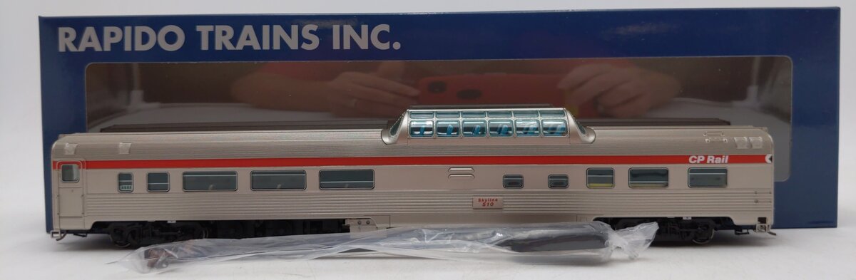 Rapido Trains 116020 HO Scale Canadian Pacific Budd Mid-Train Dome #510 LN/Box