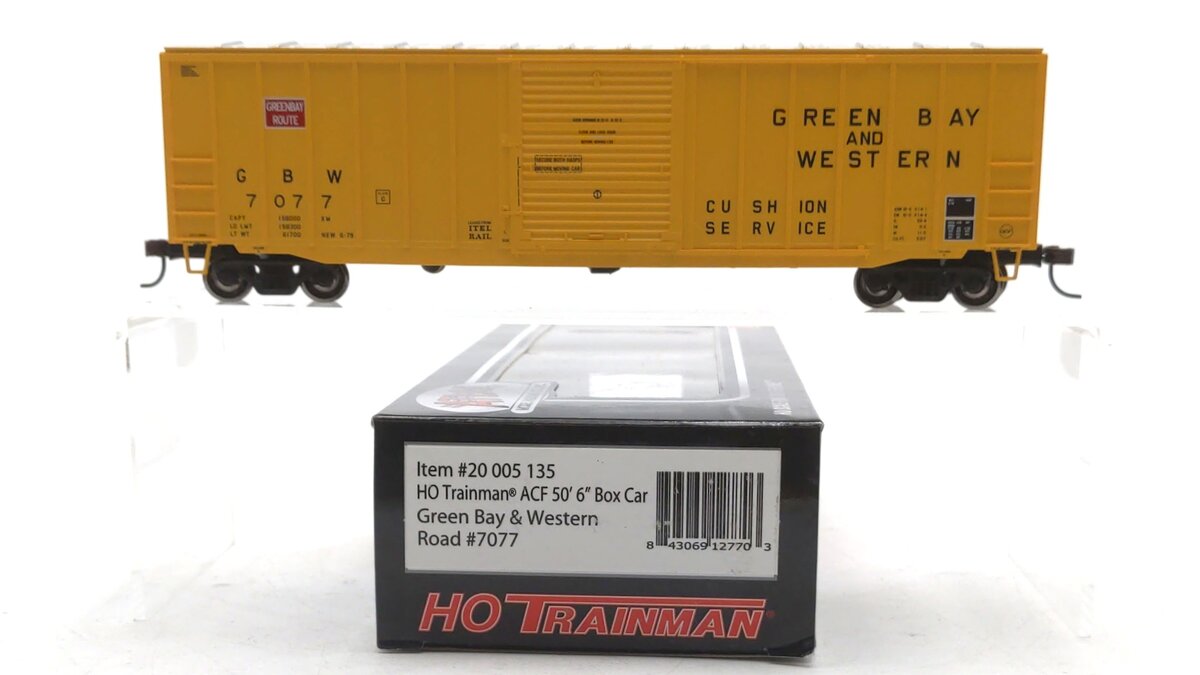 Atlas 20005135 HO Green Bay and Western Trainman® ACF® 50' 6