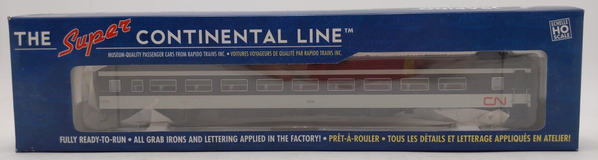 Rapido Trains 100023 HO Scale Canadian National Lightweight Voiture Coach #5476 MT/Box