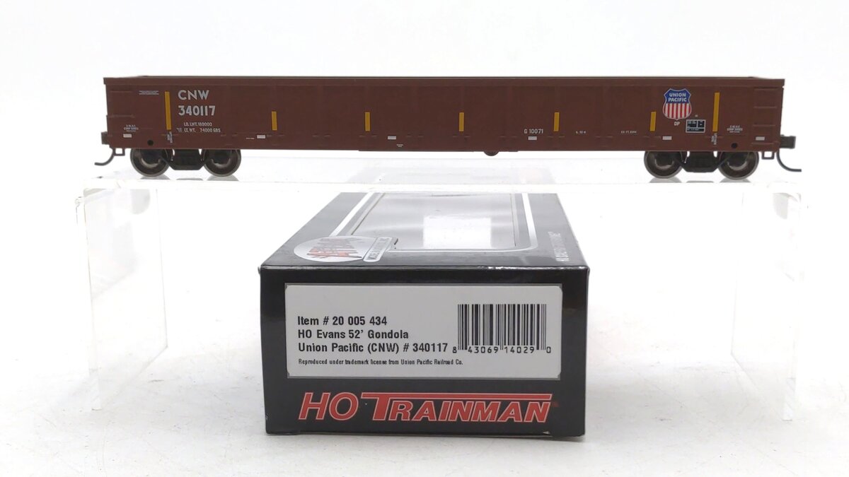 Atlas 20005434 HO Scale Union Pacific Trainman® Evans 52'6" Gondola #340117
