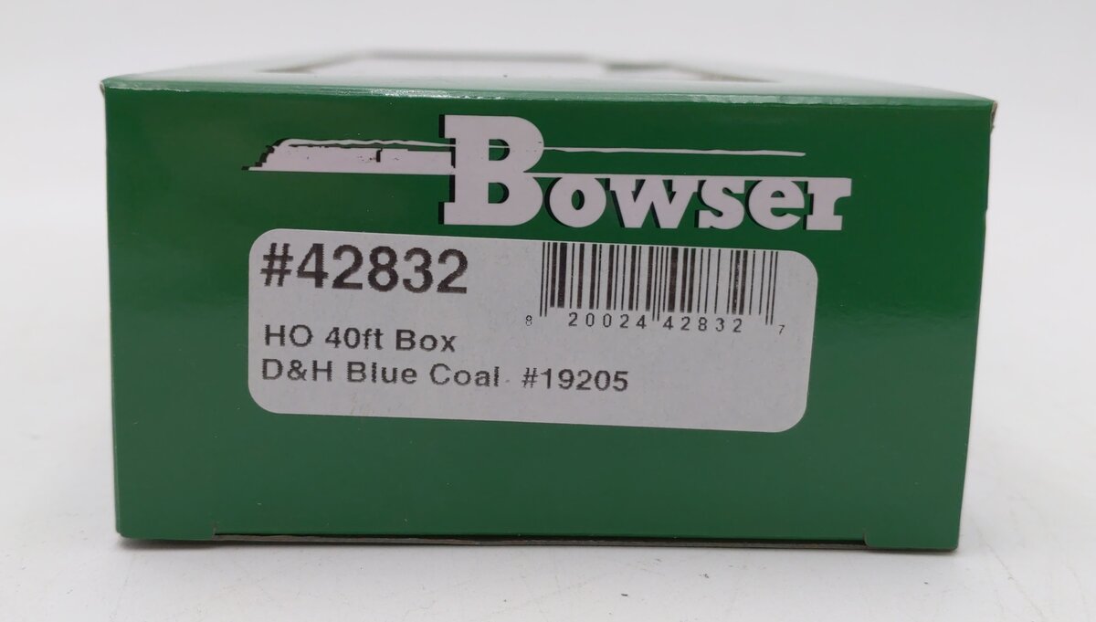 Bowser 42832 HO Blue Coal 40' Steel Side Box Car Ready-To-Run #19205