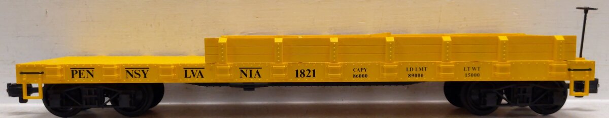 USA Trains R1821 G Scale Pennsylvania Flat Car with Load #1821