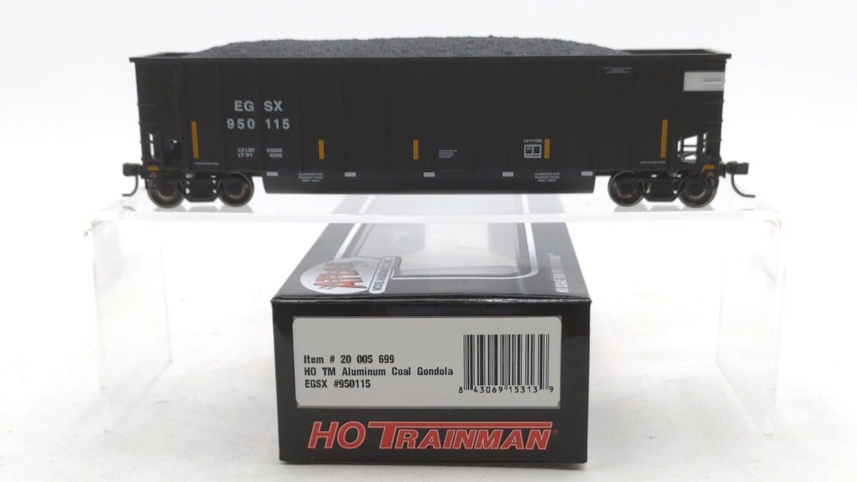 Atlas 20005699 HO EGSX Trainman Aluminum Coal Gondola Car #950115