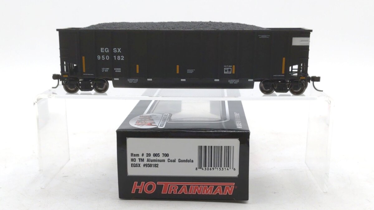 Atlas 20005700 HO Scale EGSX Trainmaster Aluminum Coal Gondola Car #950182