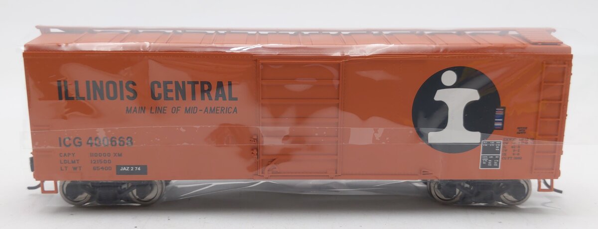 Bowser 42723 HO Illinois Central Gulf 40' Boxcar RTR #400668
