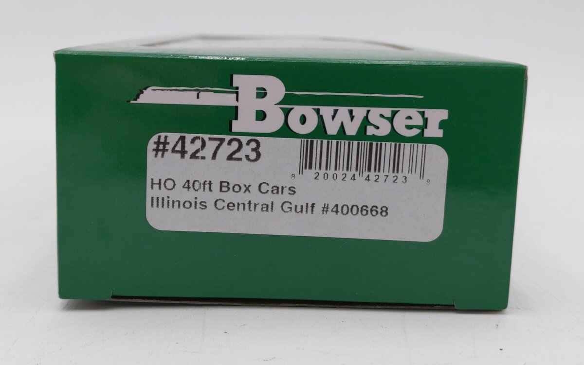 Bowser 42723 HO Illinois Central Gulf 40' Boxcar RTR #400668