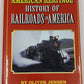 The American Heritage History of Railroads in America Hardcover Oliver Jensen EX