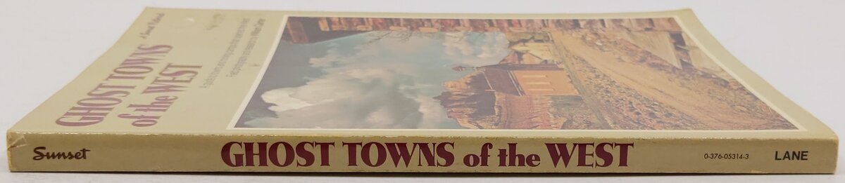 Ghost Towns of the West Paperback Book By William Carter VG