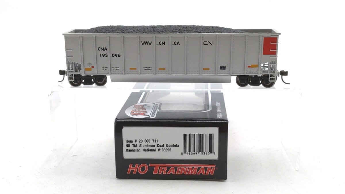 Atlas 20005711 HO Canadian National Trainmaster Aluminum Coal Gondola #193096