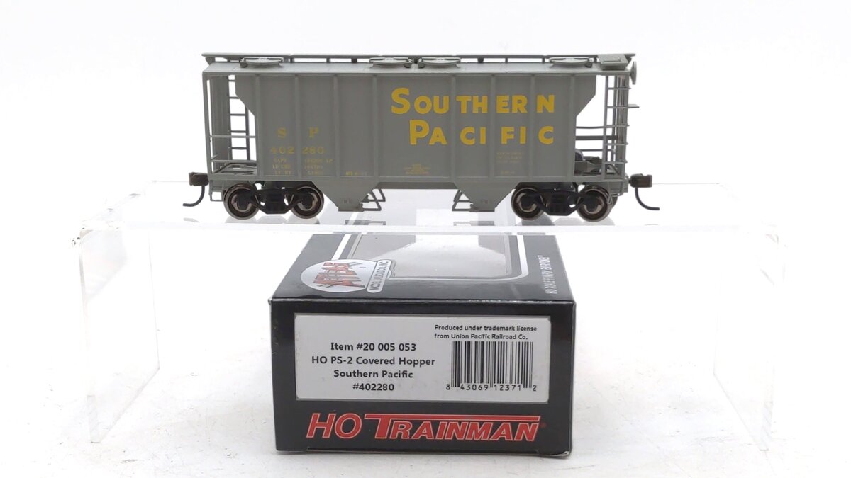 Atlas 20005053 HO Scale Southern Pacific Trainman PS-2 Covered Hopper #402280