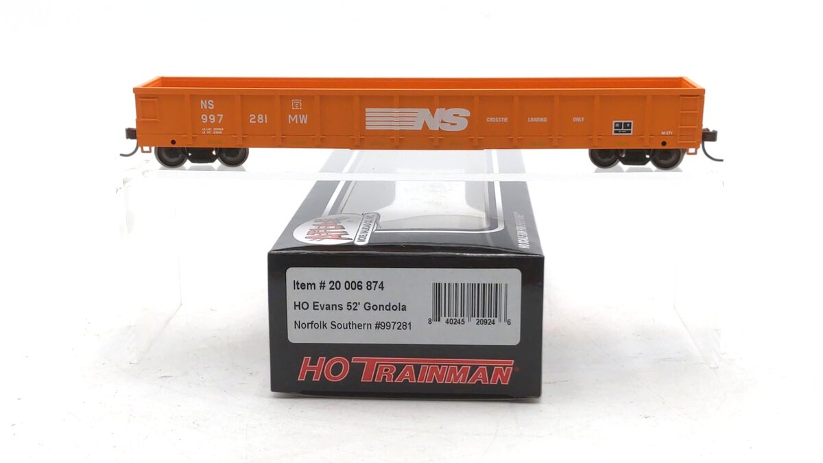 Atlas 20006874 HO Norfolk Southern Evans 52' Gondola #997281