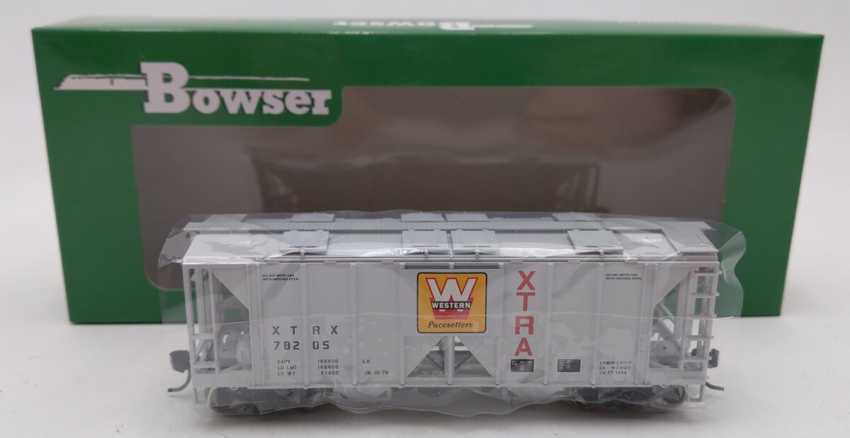 Bowser 42250 HO XTRA Western Pacesetter 70 Ton 2 Bay Hopper Car #78205