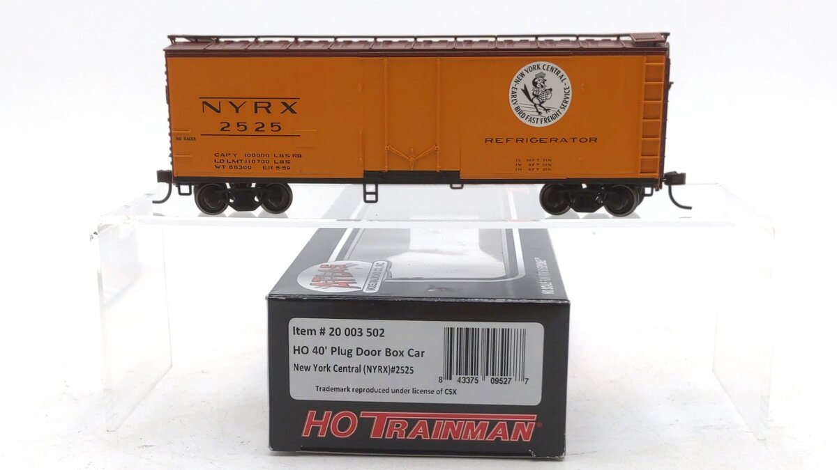 Atlas 20003502 HO New York Central (NYRX) 40' Plug Door Box Car #2525