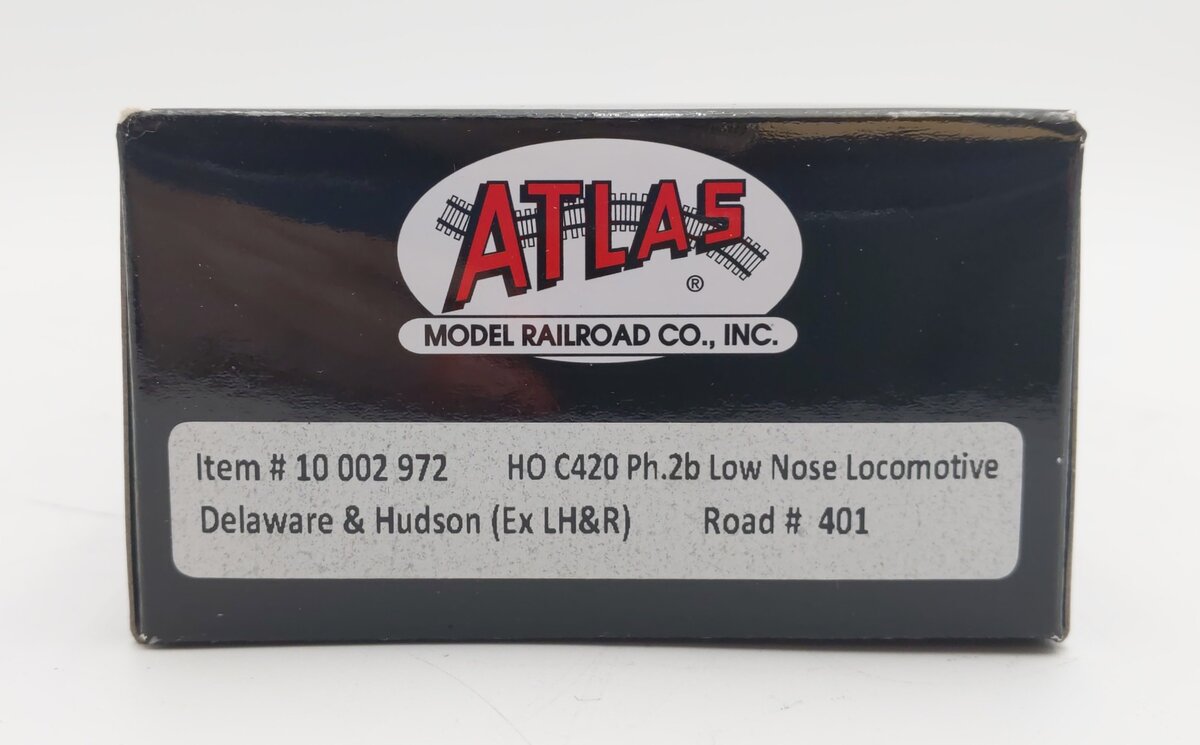 Atlas 10002972 HO Delaware & Hudson C420 Phase 1 Diesel Locomotive Sound #401