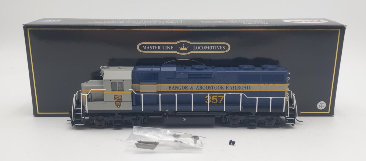 Atlas 10003238 HO Bangor & Aroostook GP38 Diesel Locomotive with Sound #357