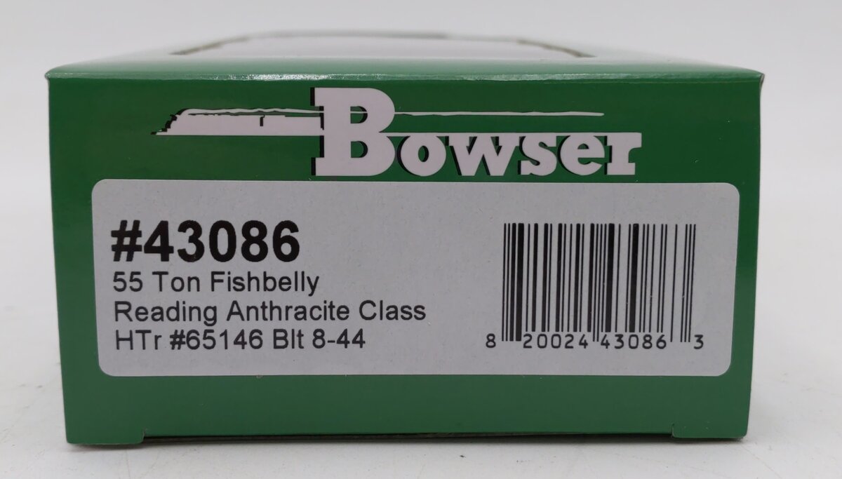 Bowser 43086 HO Reading Anthracite Class HTr 55 Ton Fishbelly Hopper Car #65146