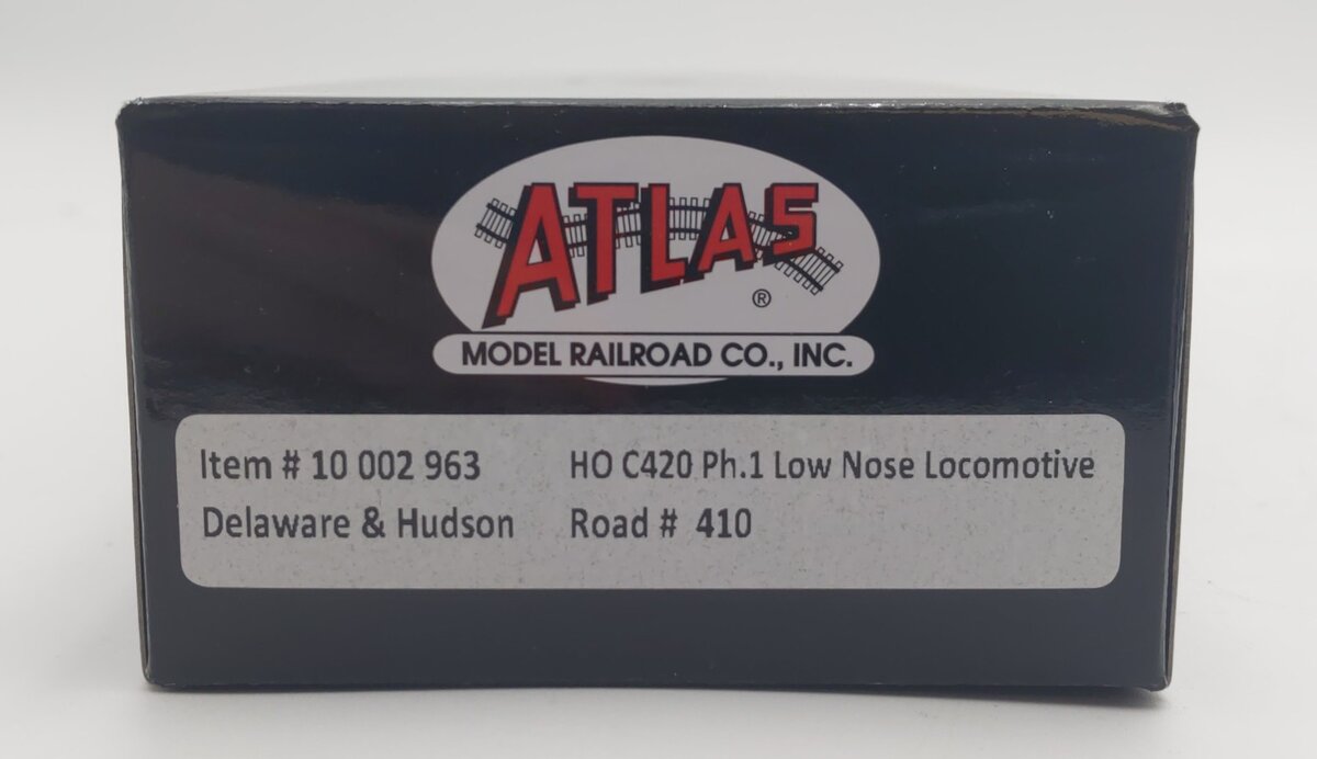 Atlas 10002963 HO Delaware & Hudson C420 Phase 1 Diesel Locomotive Sound #410
