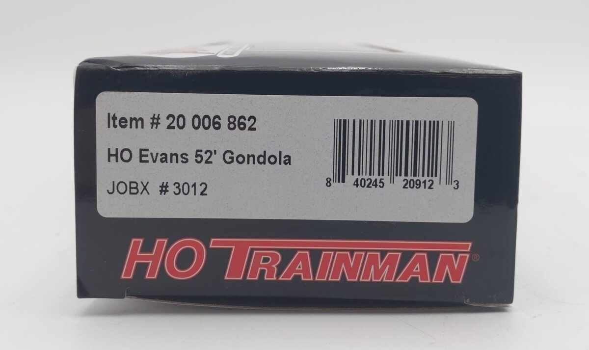 Atlas 20006862 HO JOBX Evans 52' Gondola #3012