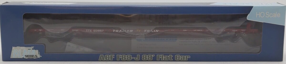 BLMA Models 51008 HO ACF F89-J 89' FLAT TTX 601867