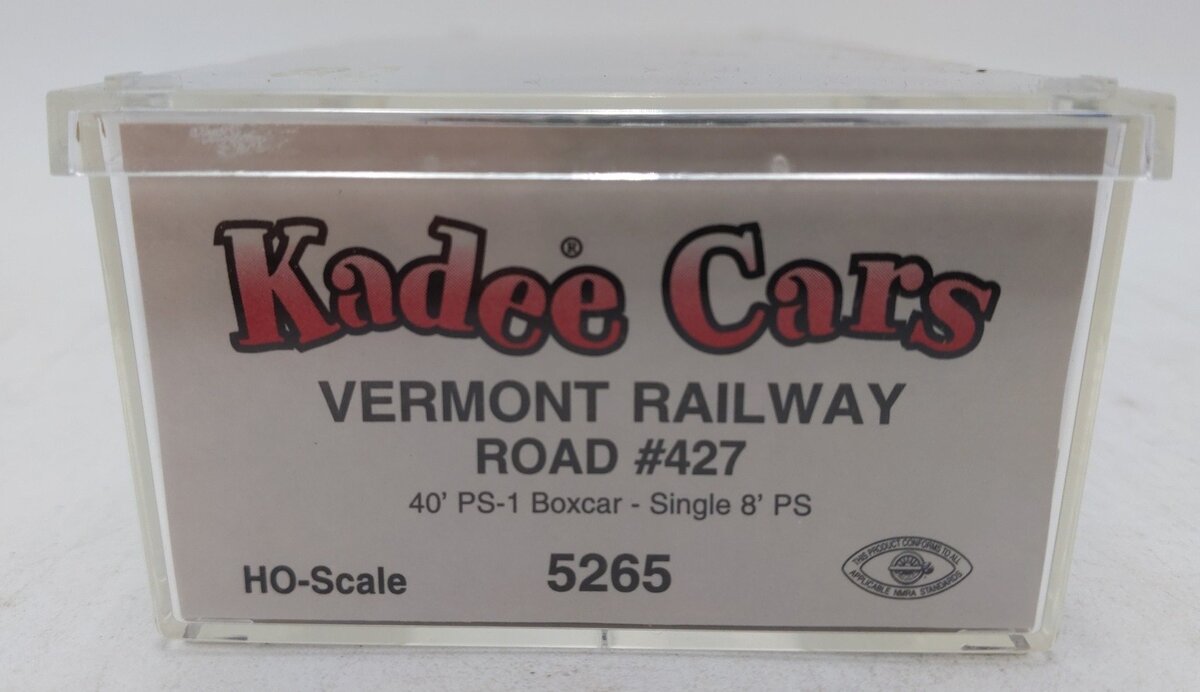 Kadee 5265 HO Scale Vermont Railway 40' PS-1 Boxcar #427