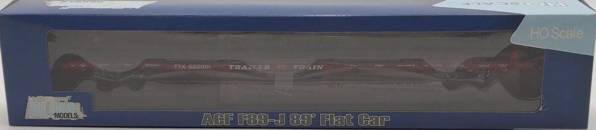 BLMA Models 51012 HO ACF F89-J 89' FLAT TTX #602001