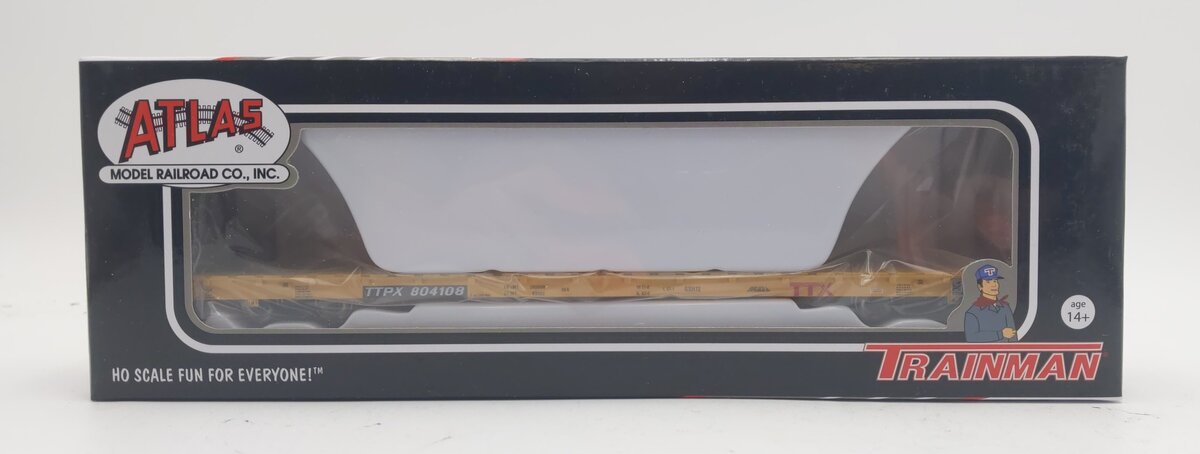 Atlas 20006450 HO TTX Forward Thinking TM 68' Bulkhead Flat Car #804108